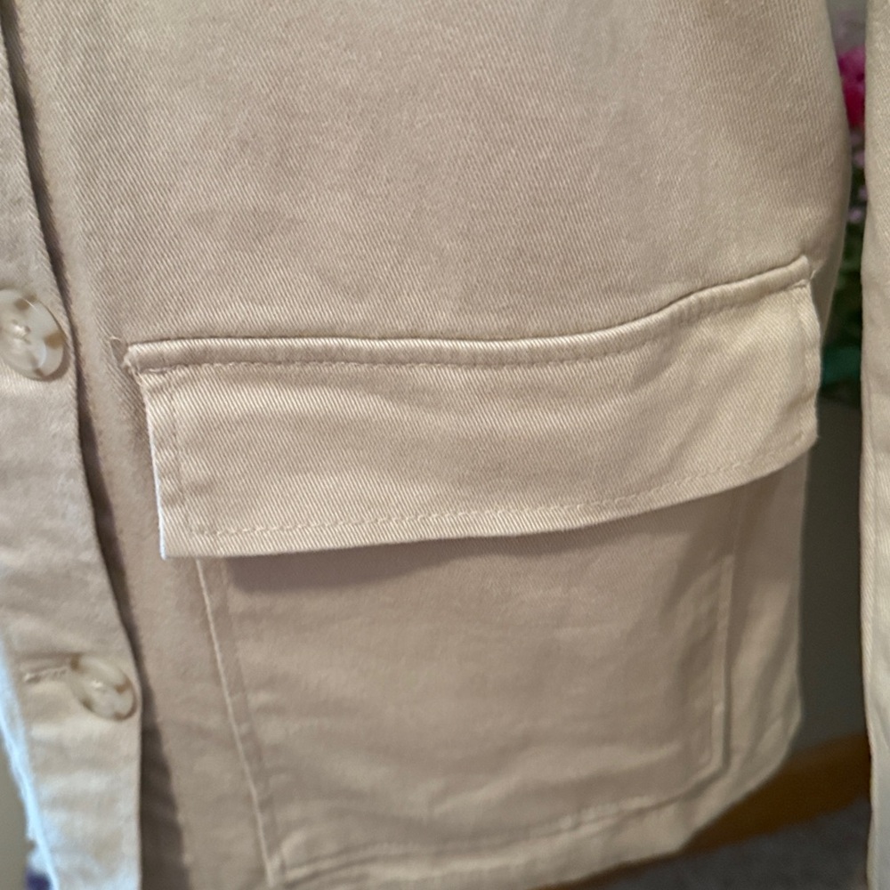 Angels Cream Button-Up Jacket - Picture 4 of 9